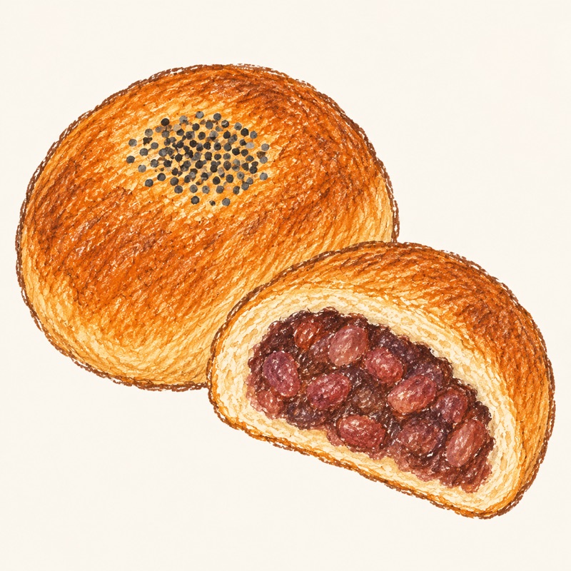 粒あんパン